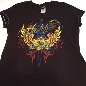 Women's Harley-Davidson top w/Skull